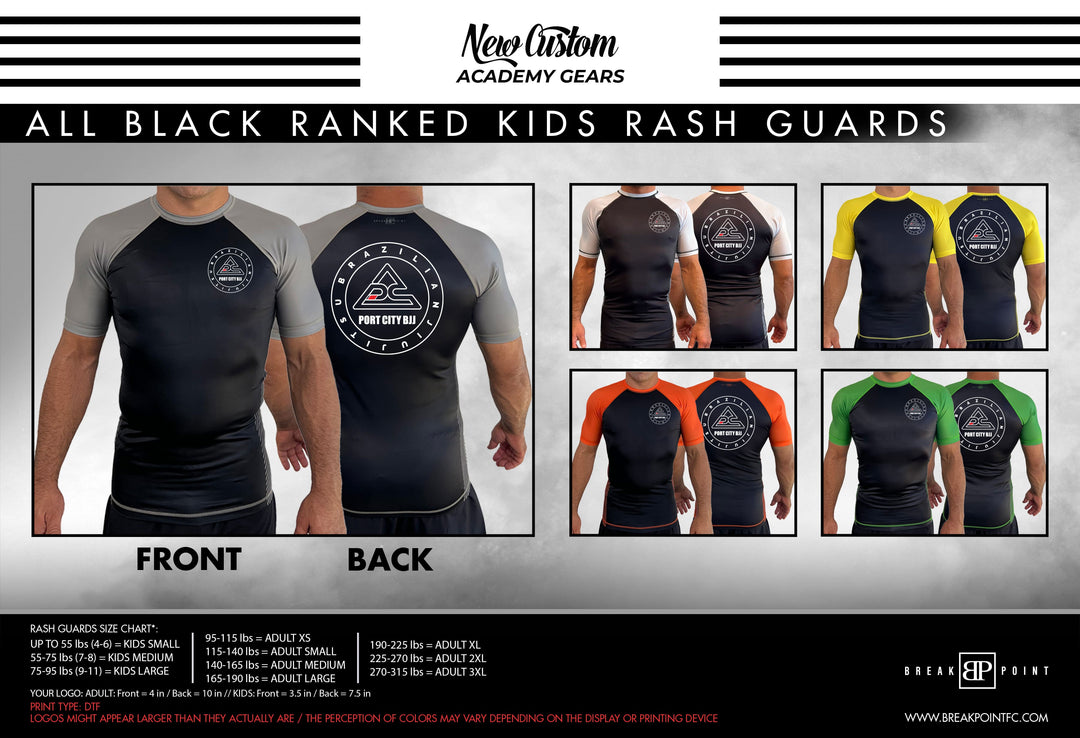 PCBJJ Juniors Rashguard