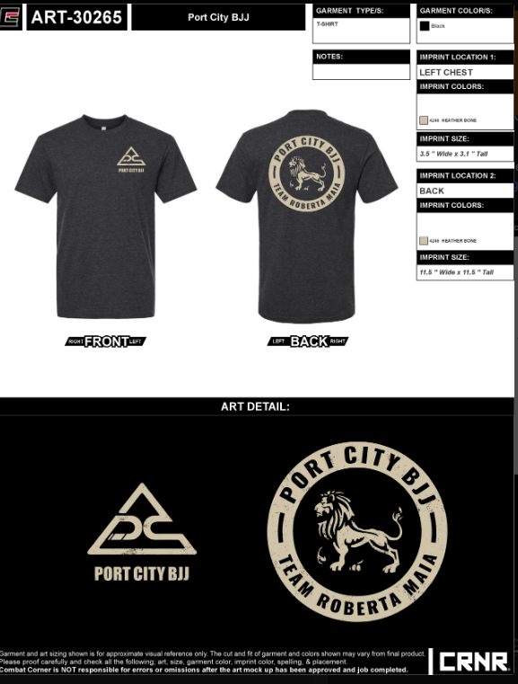 PCBJJ T-shirt All colors (In house)