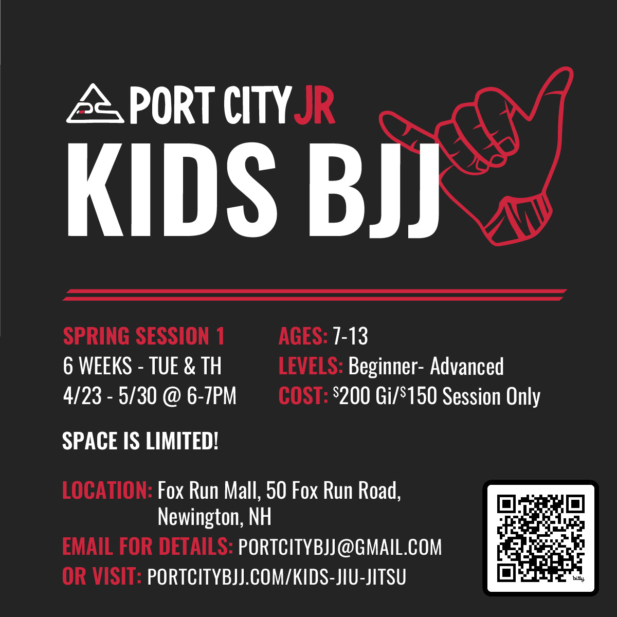 PORT CITY JR PROGRAM! Ages 7 - 13 (Registration Open April 1st)